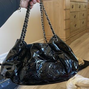 Chanel limited edition patent shoulder bag